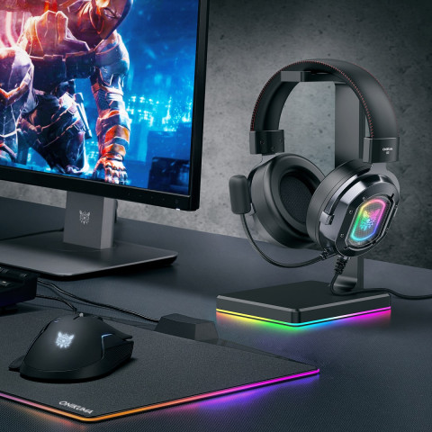 Onikuma K3 RGB Gaming headset - Fekete