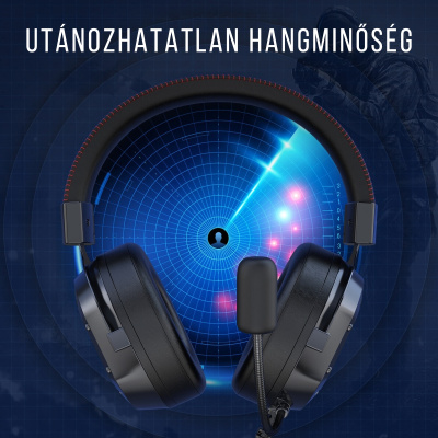 Onikuma K3 RGB Gaming headset - Fekete