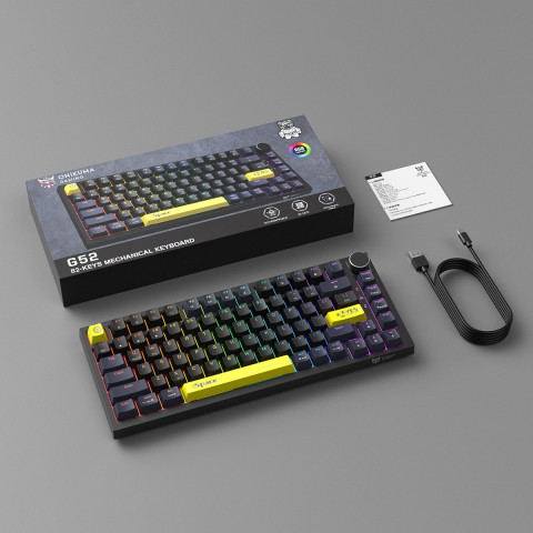 Onikuma G52 Gamer Billentyűzet - Fekete