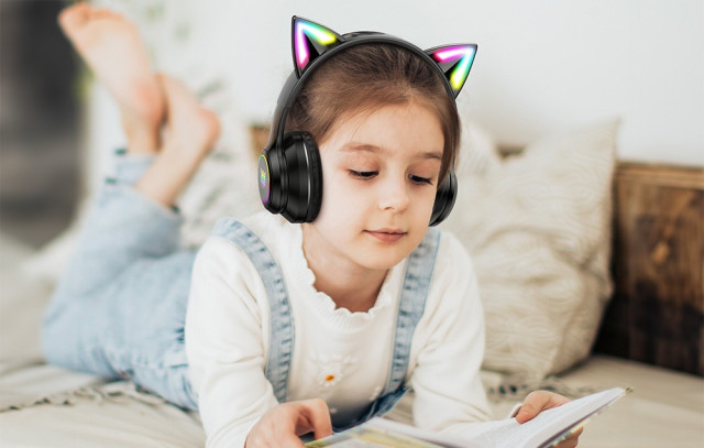 Onikuma B90 Vezeték nélküli Gaming headset - Fekete - Cicafüles