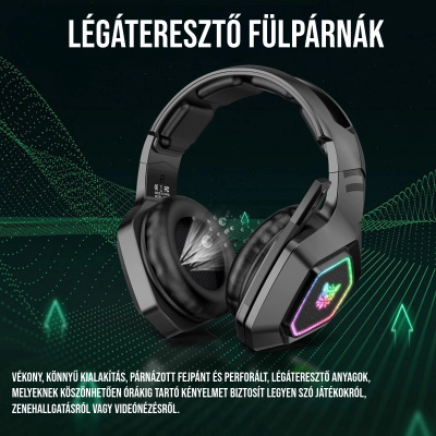 Onikuma B100 Tri-Mode Vezeték Nélküli Gamer Headset