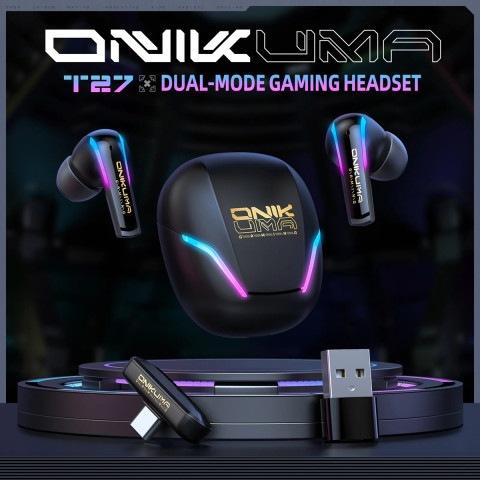 Onikuma T27 Vezeték Nélküli Gamer Fülhallgató