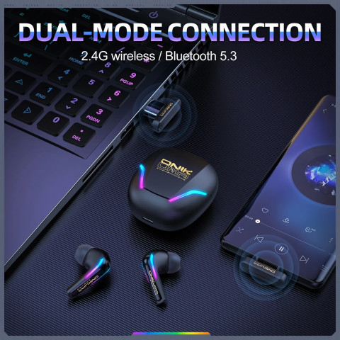 Onikuma T27 Vezeték Nélküli Gamer Fülhallgató