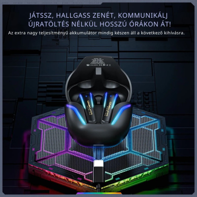 Onikuma T27 Vezeték Nélküli Gamer Fülhallgató