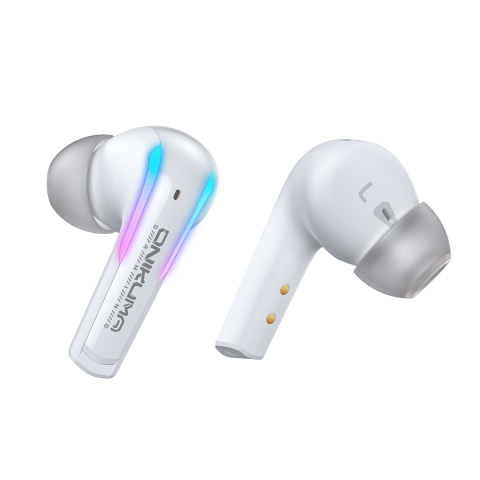 Onikuma T27 2,4 GHz és Bluetooth 5.3 TWS gamer fülhallgató, fehér