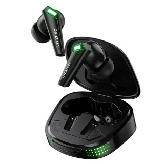 Onikuma T308 Bluetooth 5.3 TWS gamer fülhallgató, fekete
