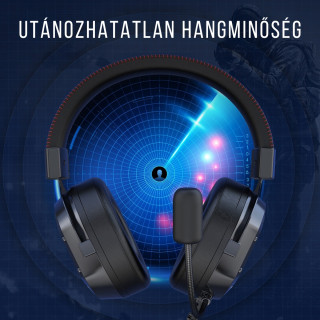 Onikuma K3 RGB Gaming headset - Fekete