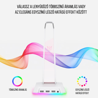 Onikuma ST-2 RGB Headset állvány - Fehér