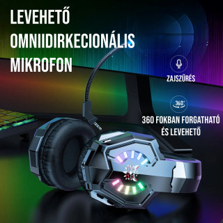 Onikuma B15 Tri-Mode Vezeték Nélküli Gamer Headset