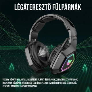 Onikuma B100 Tri-Mode Vezeték Nélküli Gamer Headset