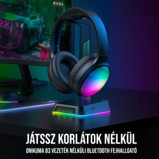 Onikuma B3 Vezeték nélküli Bluetooth Fejhallgató RGB világítással