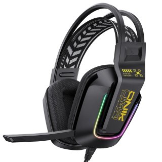 Onikuma X13 Vezetékes Gamer Fejhallgató RGB világítással - Fekete