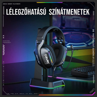 Onikuma X12 Vezetékes Gamer Fejhallgató RGB világítással