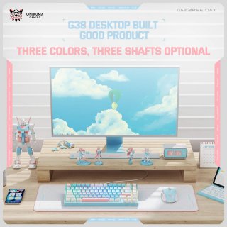 Onikuma G52 Mechanikus Gamer Billentyűzet - Kék