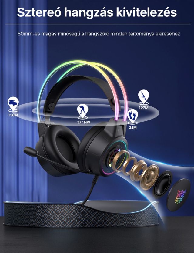 Onikuma X15 PRO Gamer Headset