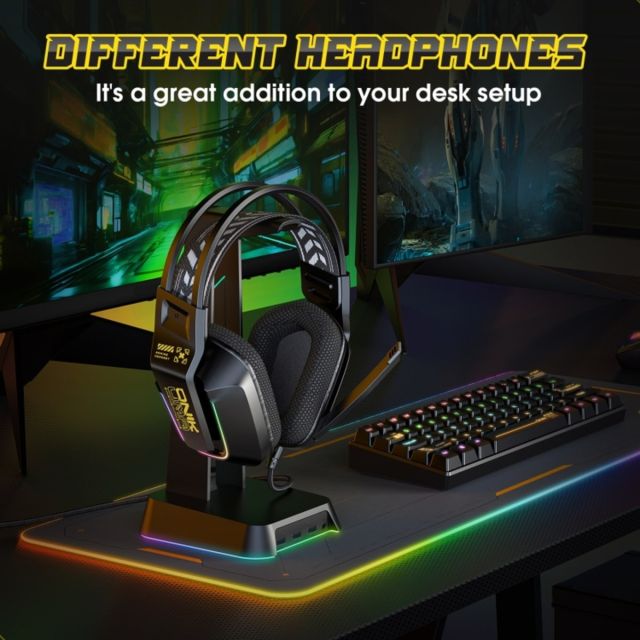 Onikuma X13 Vezetékes Gamer Fejhallgató RGB világítással - Fekete