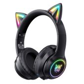 Onikuma B90 Vezeték nélküli Gaming headset - Fekete - Cicafüles