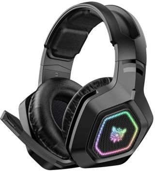 Onikuma B100 Tri-Mode Vezeték Nélküli Gamer Headset, Stereo, Over-Ear, mikrofonos, RGB, 3.5mm jack, vezeték nélküli, wireless, bluetooth