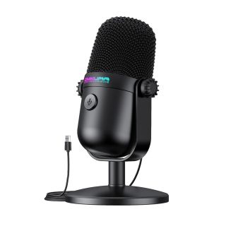 Onikuma M830 Streamer/Gamer Mikrofon RGB, kondenzátoros, zajszűrő, RGB, USB