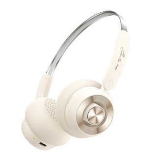 Onikuma GT820 Vezeték Nélküli Bluetooth Headset - Bézs, Stereo, On-Ear, mikrofonos, USB, vezeték nélküli, wireless, bluetooth