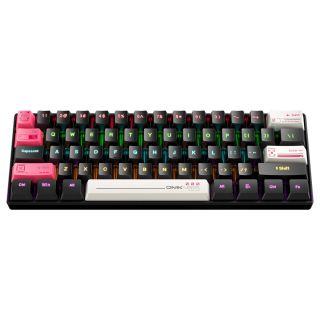 Onikuma G55 Mechanikus Gamer Billentyűzet - Angol kiosztás!, BROWN switch, RGB, Mechanikus, Mini, anti ghosting, vezetékes, +egér