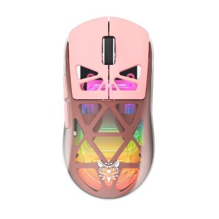 Onikuma CW930 Tri-Mode Vezeték Nélküli Gamer Egér - Fekete, RGB, vezeték nélküli, wireless
